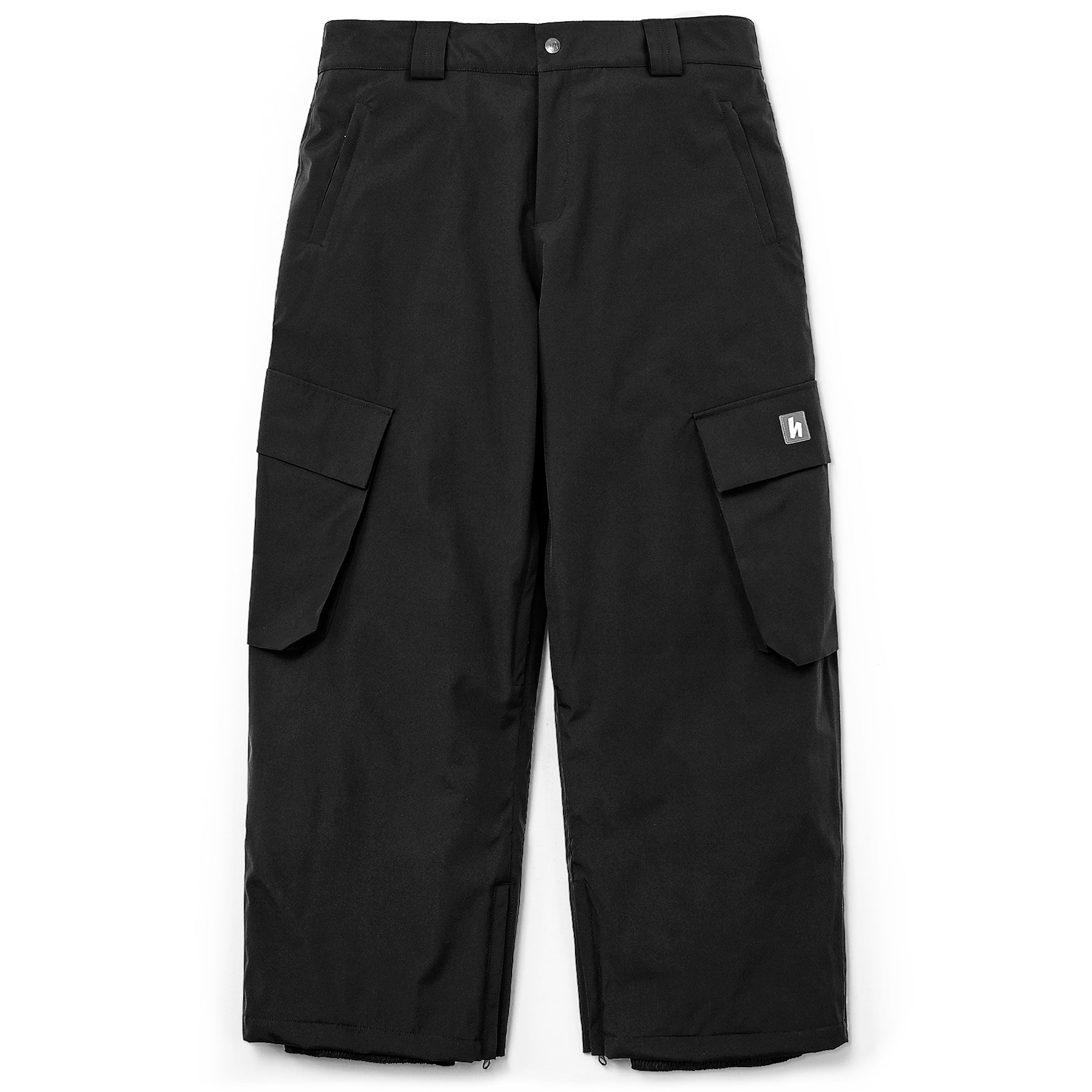 06' CARGO SNOWPANT - BLACK – Harlaut Apparel