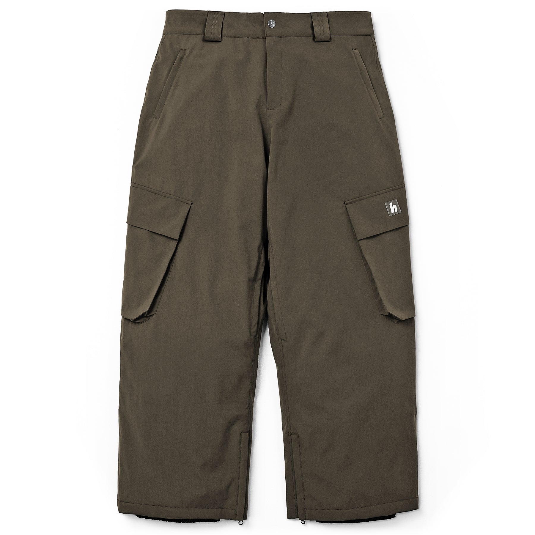 スノーボード harlaut apparel 06' CARGO PANTS 06' CARGO SNOWPANT - WALNUT RIPSTOP – Harlaut Apparel