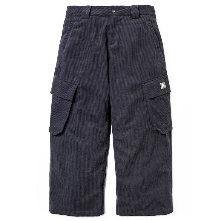 【Harlaut apparel】06' CARGO PANT 06' CARGO SNOWPANT - CHARCOAL CORDS – Harlaut Apparel