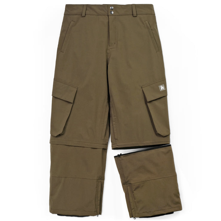 06' CARGO SNOWPANTS - ZIP OFF - EARTH