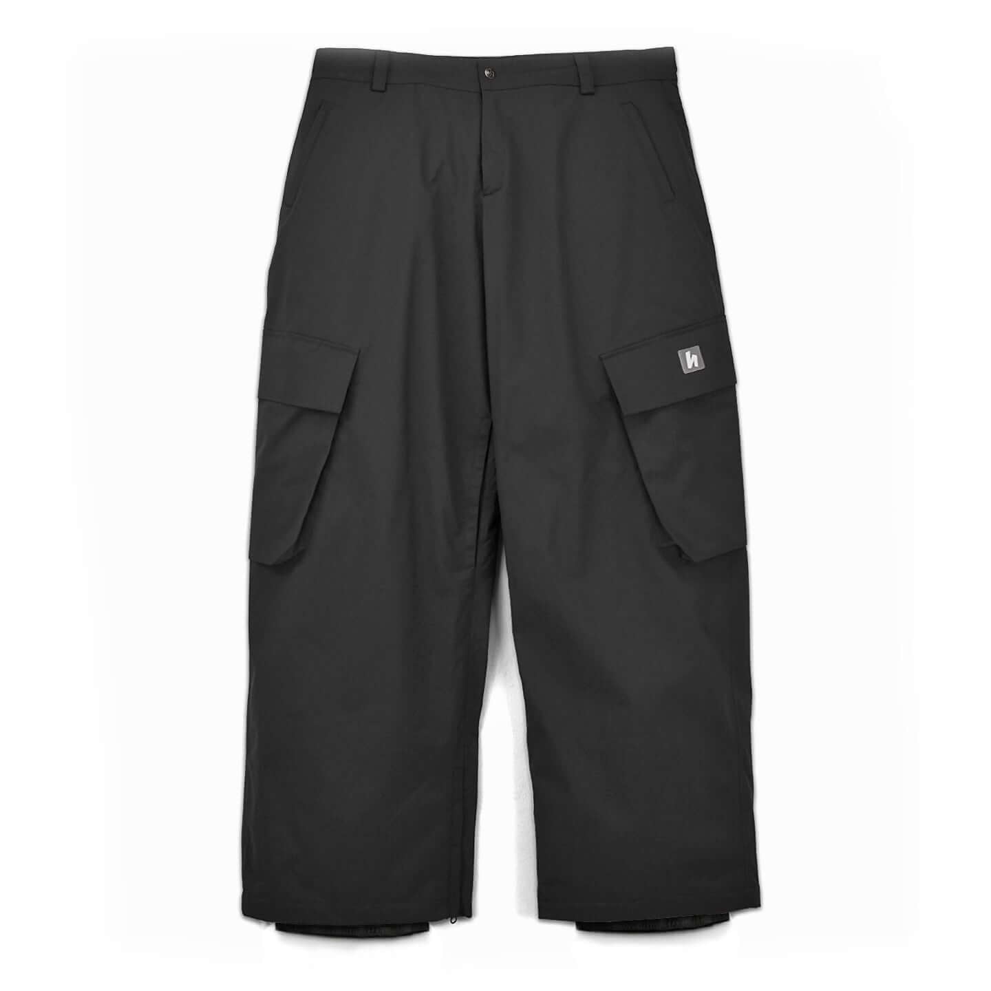 06' CARGO SNOWPANTS - BLACK – Harlaut Apparel Co.