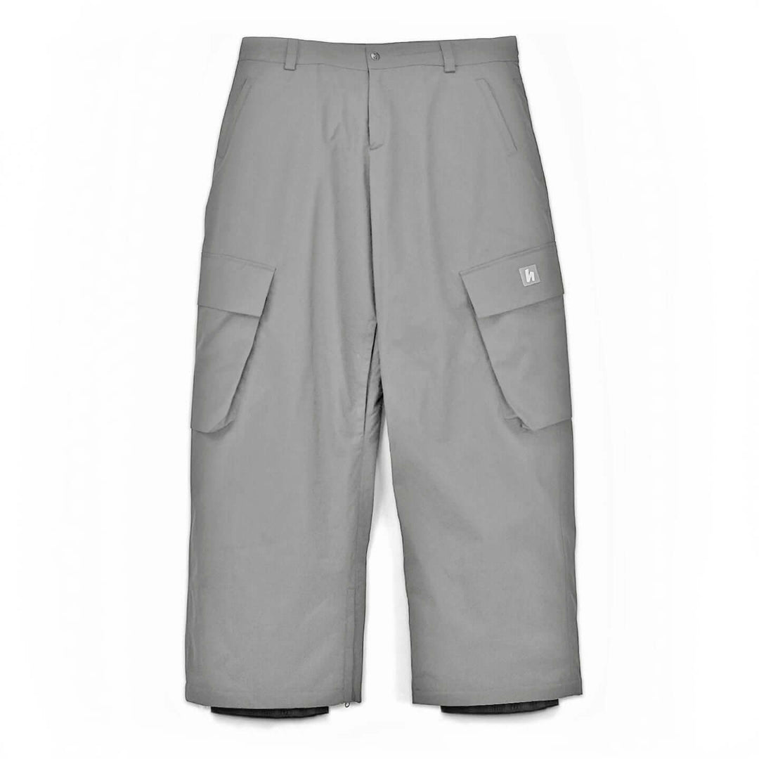 06' CARGO SNOWPANTS - RHINO GREY – Harlaut Apparel Co.