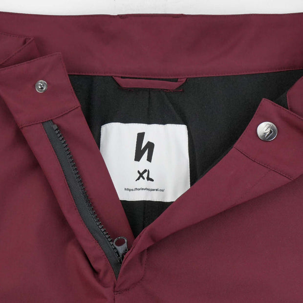 06' CARGO SNOWPANTS - WINE RED