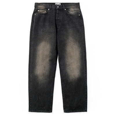 101 RELAXED JEAN - DISTRESSED BLACK