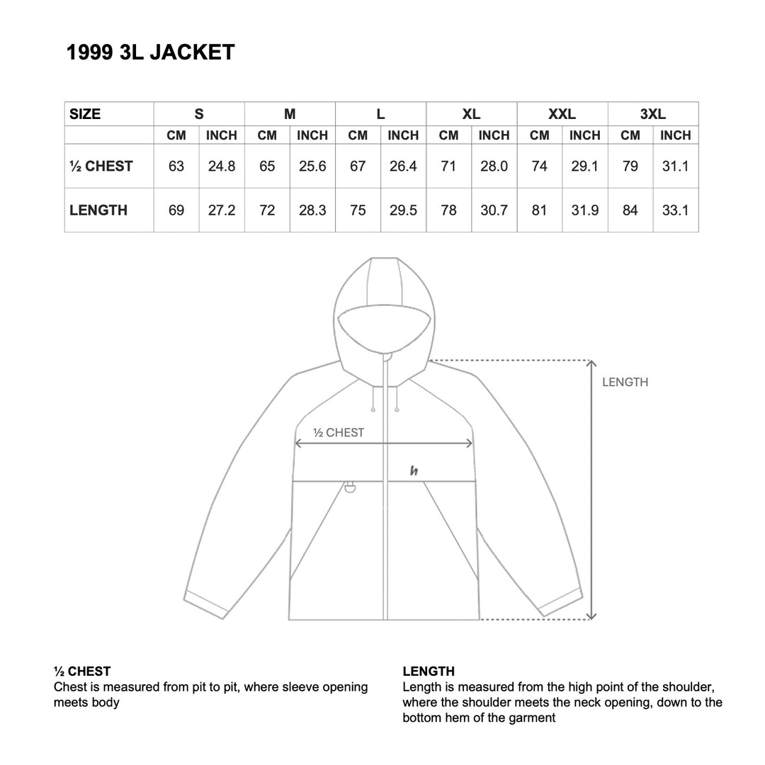 1999 3L JACKET - BLACK – Harlaut Apparel