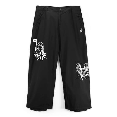 SHITKID SNOWPANTS - BLACK X TYLER METZGER