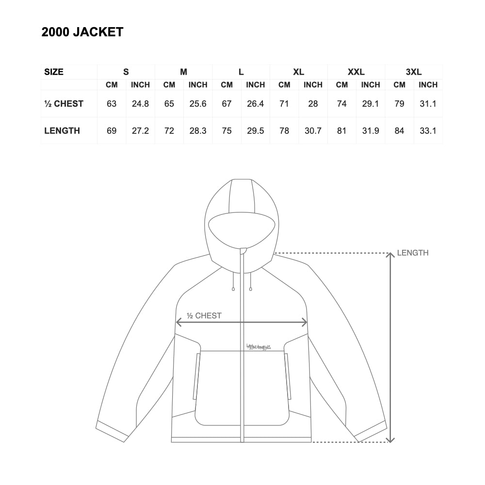 2000 3L JACKET - STONE / BLACK – Harlaut Apparel