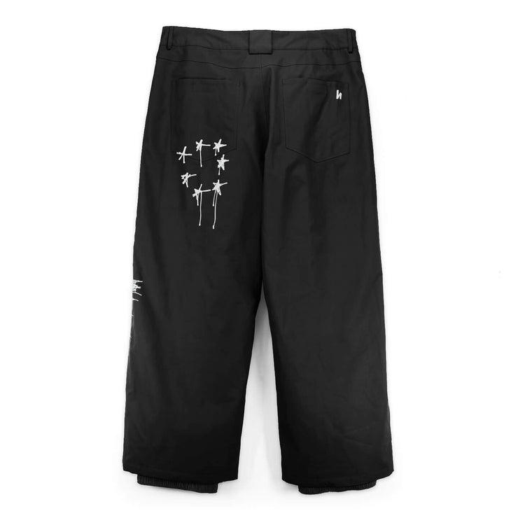 SHITKID SNOWPANTS - BLACK X TYLER METZGER – Harlaut Apparel Co.