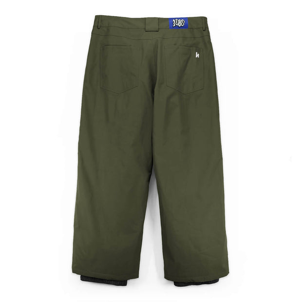 1080 SNOWPANTS - DARK OLIVE – Harlaut Apparel Co.