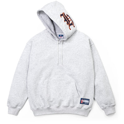 APPLIQUE TEAM HOODIE - ASH