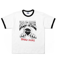 BREAK AWAY RINGER TEE - WHITE