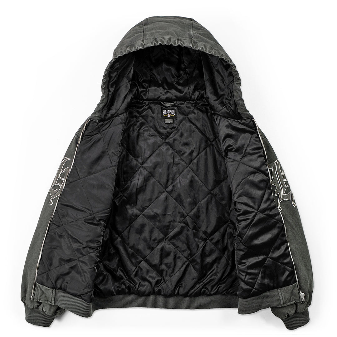 STUDDED CANVAS JACKET - BRANCH – Harlaut Apparel