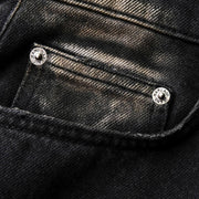 101 RELAXED JEAN - DISTRESSED BLACK