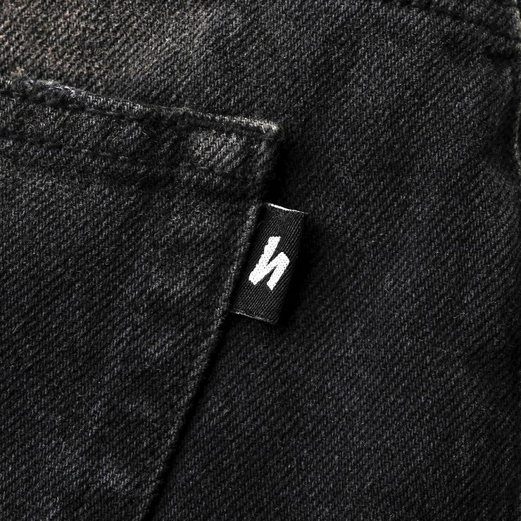 101 RELAXED JEAN - DISTRESSED BLACK