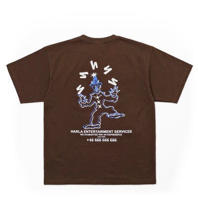 ENTERTAINMENT TEE - BROWN