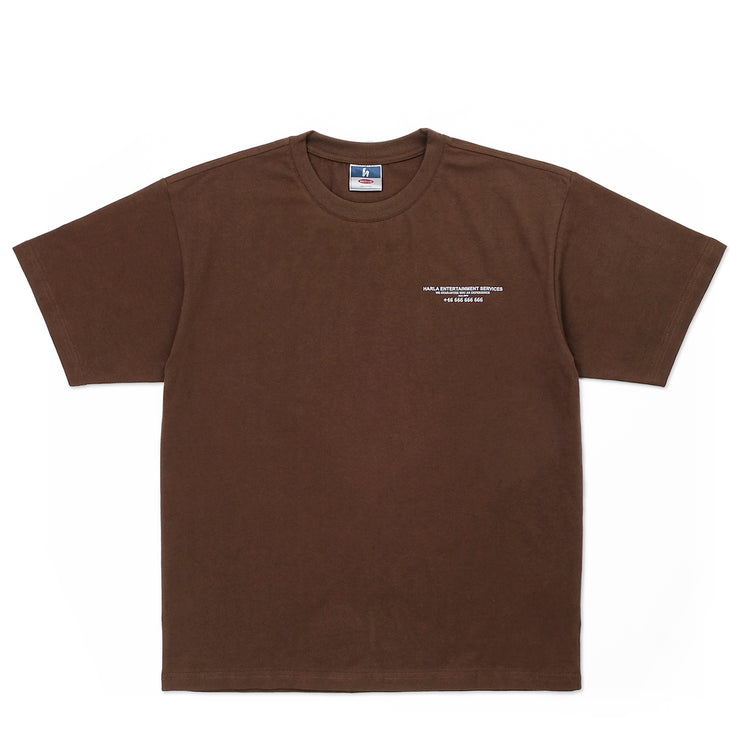 ENTERTAINMENT TEE - BROWN