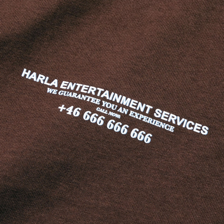 ENTERTAINMENT TEE - BROWN