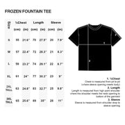 FROZEN FOUNTAIN TEE - BLACK