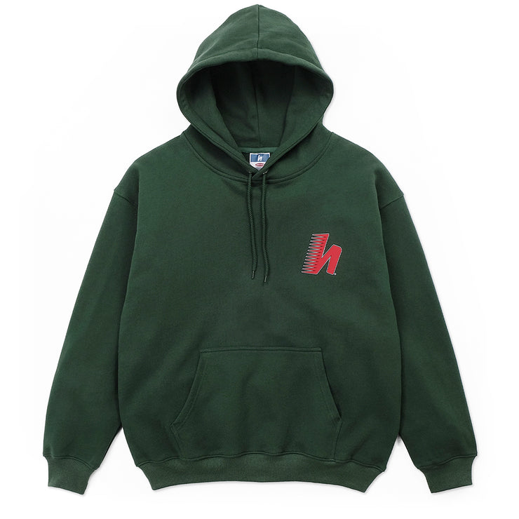 H-LOGO SPORTS HOODIE - DARK GREEN