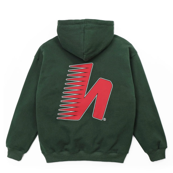 H-LOGO SPORTS HOODIE - DARK GREEN