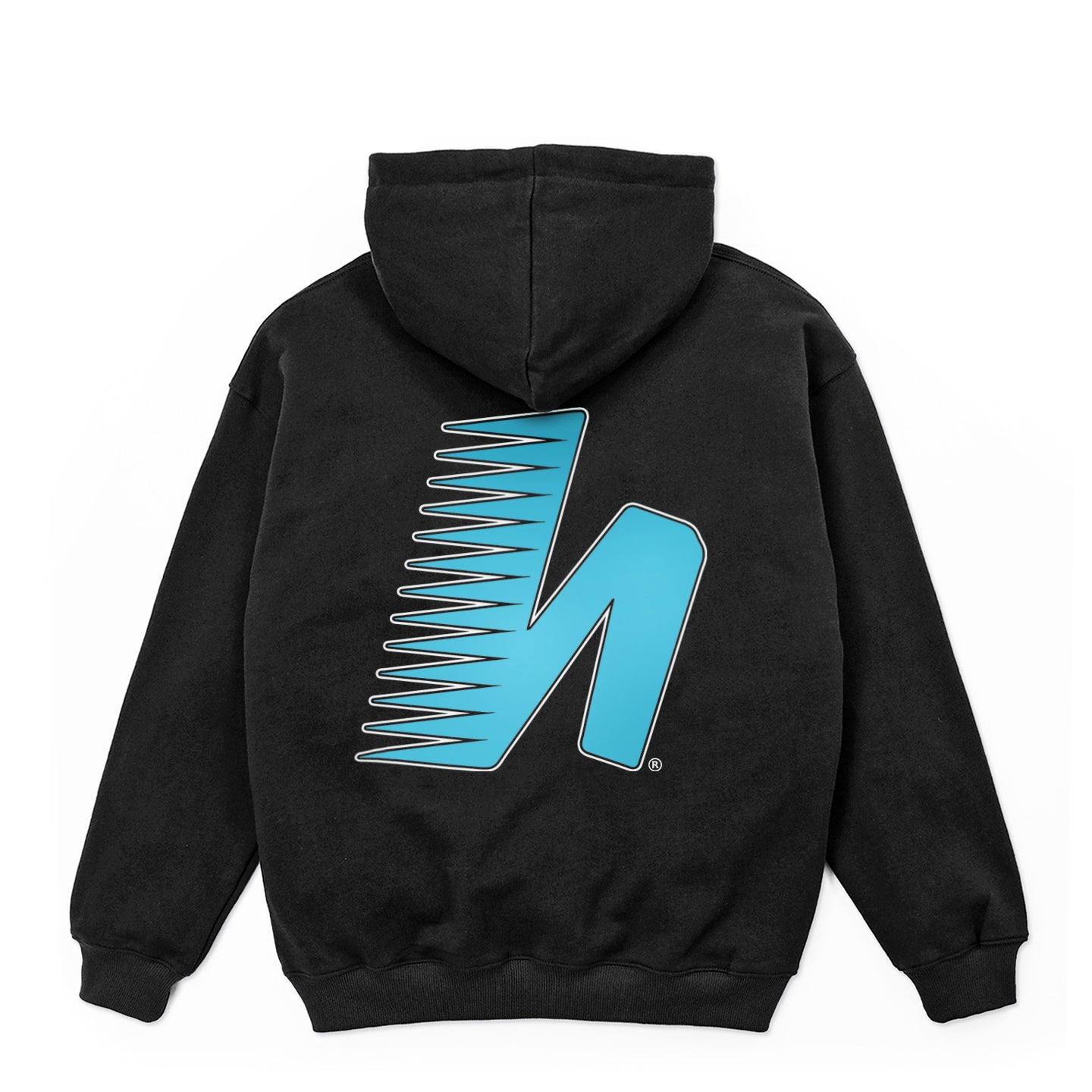 H-LOGO SPORTS HOODIE - BLACK – Harlaut Apparel