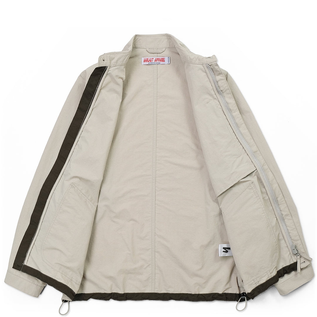 RIPSTOP FIELD JACKET - STONE – Harlaut Apparel
