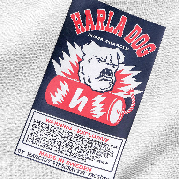 HARLA DOG TEE - ASH