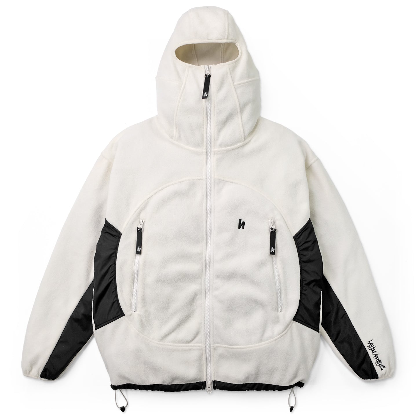 NINJA FLEECE JACKET - STHLM WHITE – Harlaut Apparel