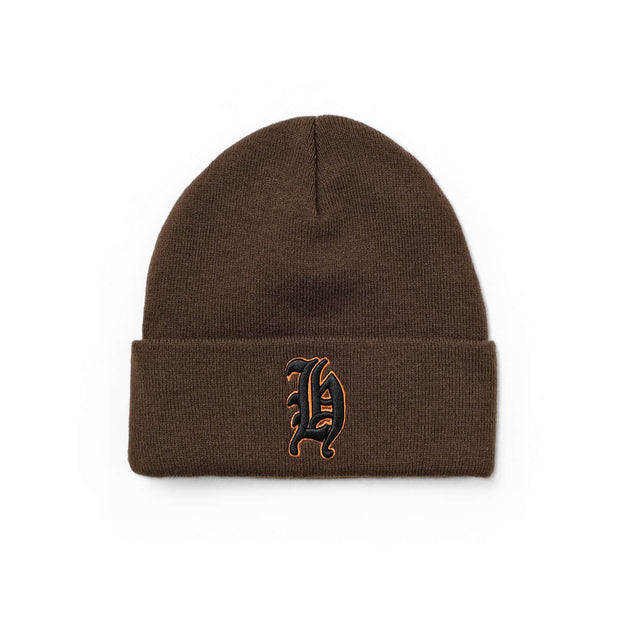 OLD ENG BEANIE - BROWN