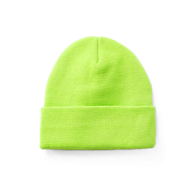 OLD ENG BEANIE -  SAFETY GREEN