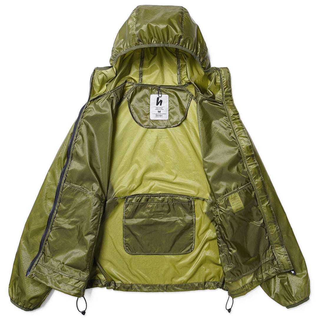 アウター haruto PACKABLE WIND JACKET - GEM GREEN – Harlaut Apparel