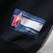 1/4 ZIP STAR SWEATSHIRT - NAVY