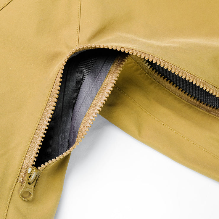 QUAD-VENT 3L JACKET - OLIVE / GOLD