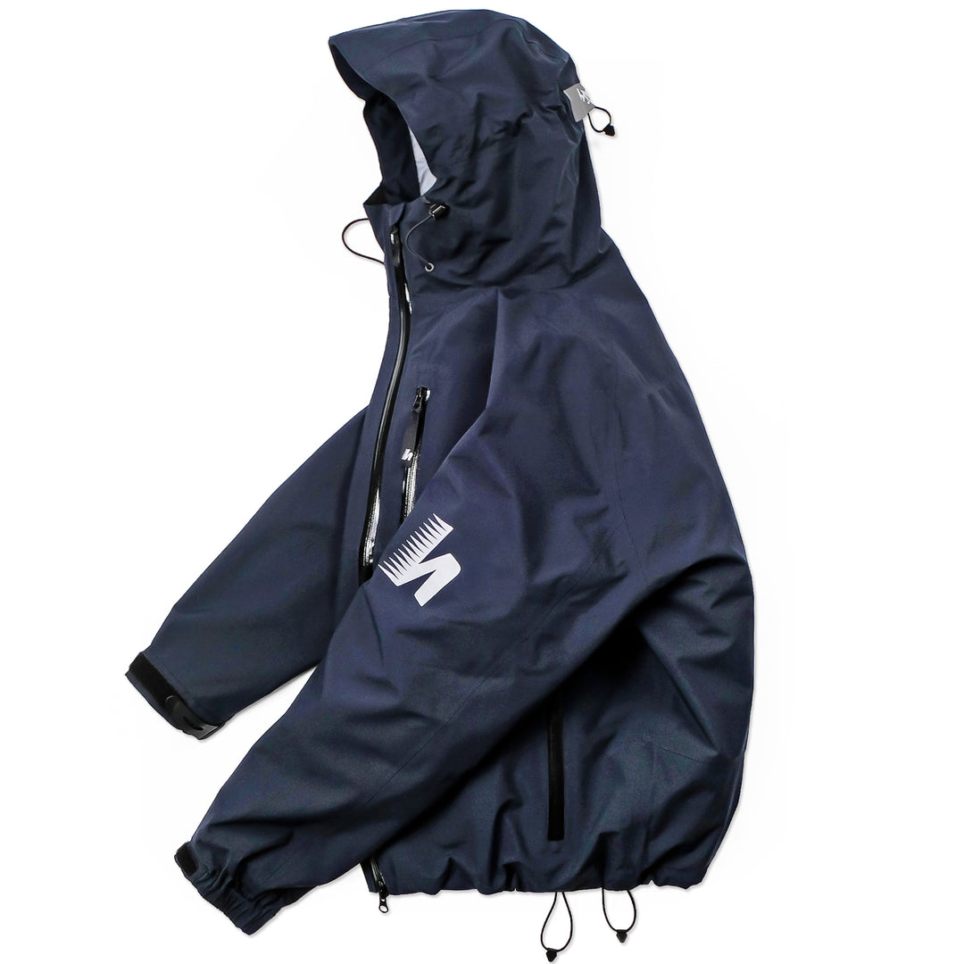 COIL 3L JACKET - NAVY – Harlaut Apparel