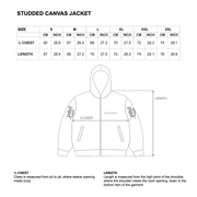 STUDDED CANVAS JACKET - BRANCH