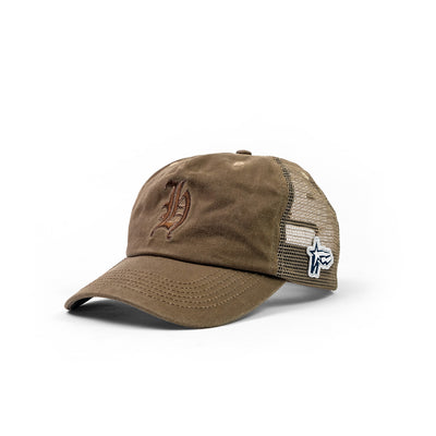 TEAM CAP - WAXED CANVAS - BROWN
