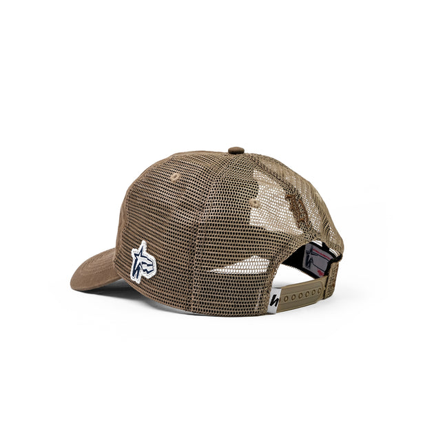 TEAM CAP - WAXED CANVAS - BROWN
