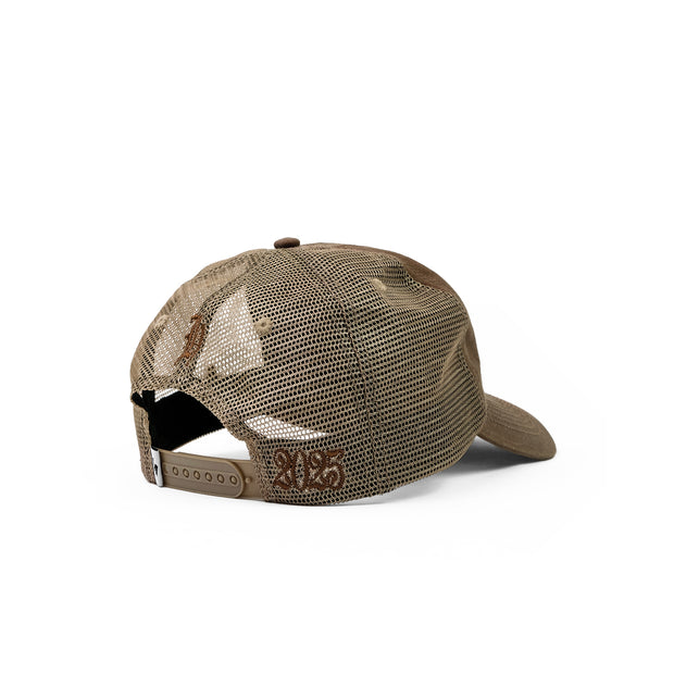 TEAM CAP - WAXED CANVAS - BROWN
