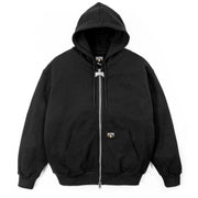 VILLAIN ZIP HOODIE - BLACK