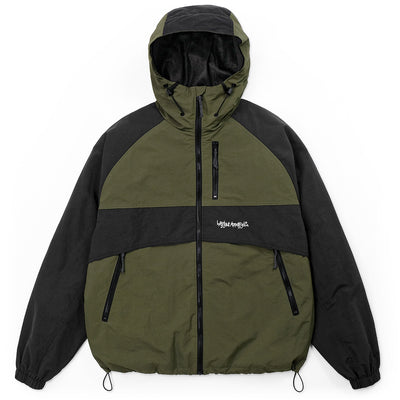 TWO-TONE JACKET - ARMY GREEN