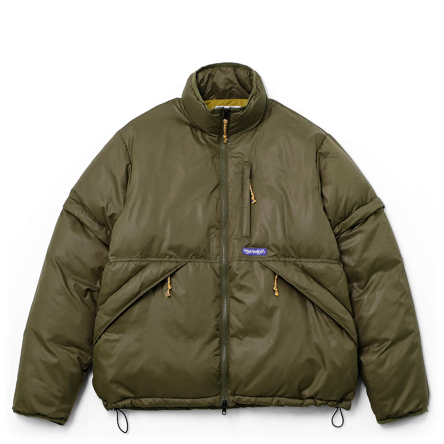 ZIP-OFF PUFFER - MILITARY GREEN – Harlaut Apparel