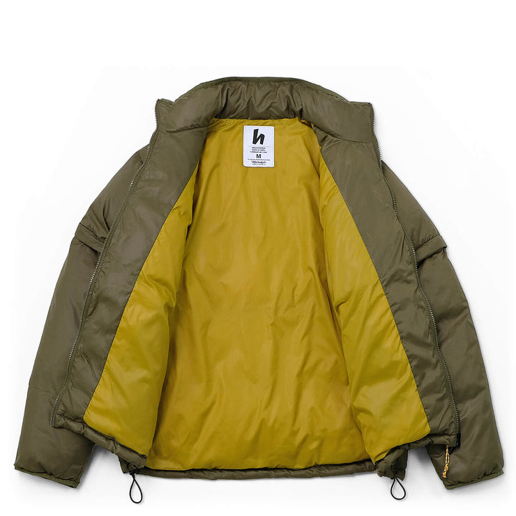 ZIP-OFF PUFFER - MILITARY GREEN