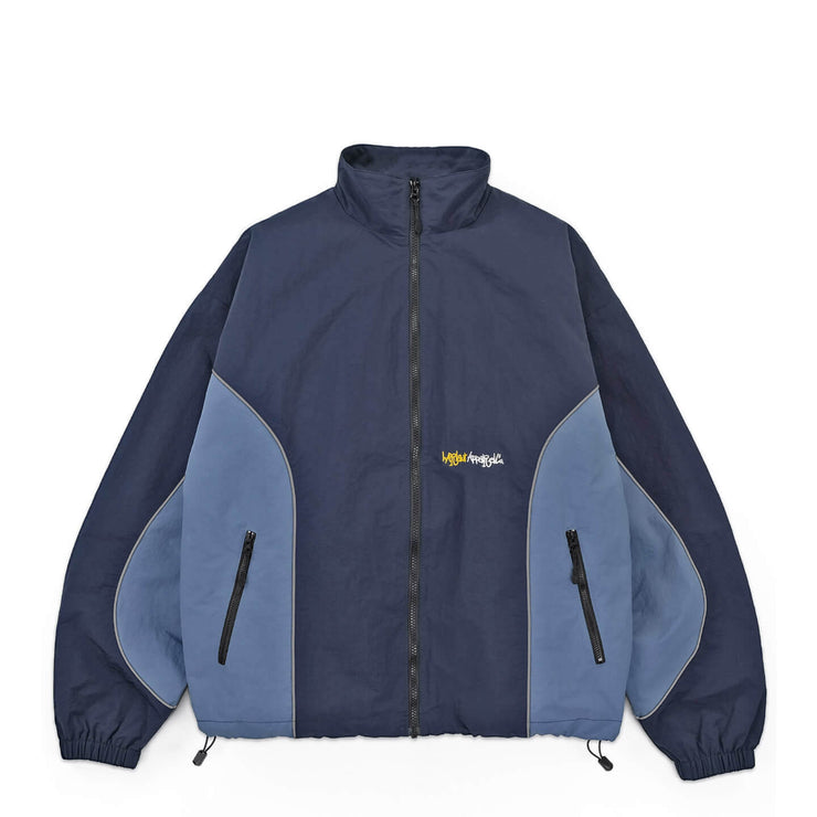 REFLECTING TRACK JACKET - DEEP BLUE – Harlaut Apparel