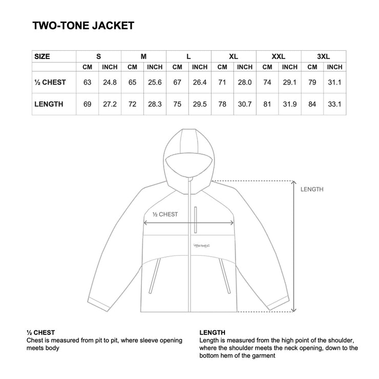 TWO-TONE JACKET - ARMY GREEN