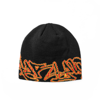 WILDSTYLE BEANIE - BLACK / FIRE