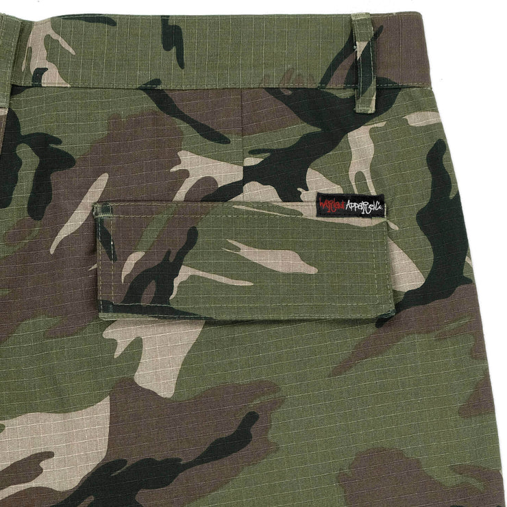 RIPSTOP CARGO PANTS - WOODLAND CAMO