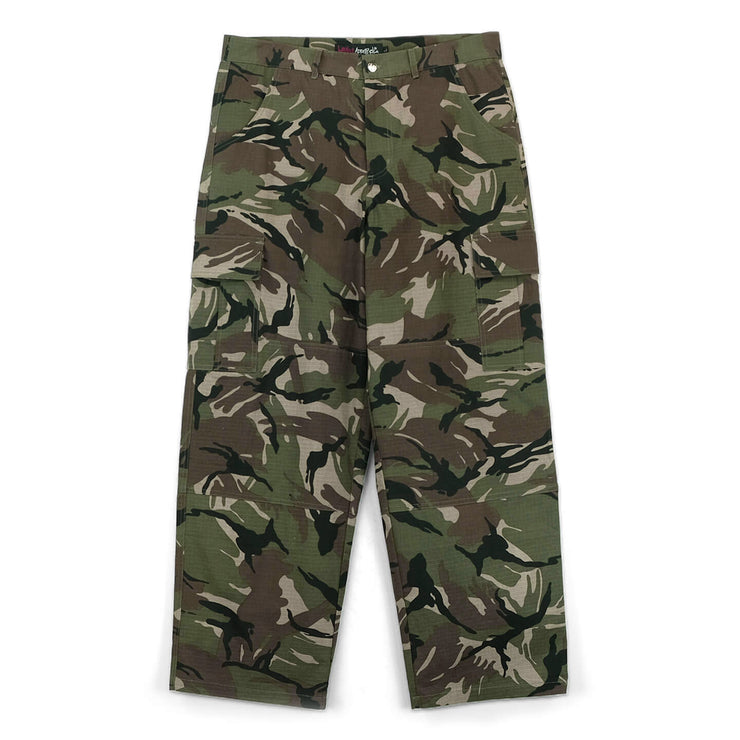 RIPSTOP CARGO PANTS - WOODLAND CAMO