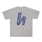 H-LOGO SCRIPT TEE - SPORTS GREY