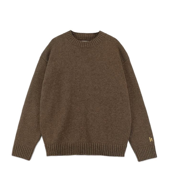 CLASSIC KNIT SWEATER - BROWN