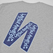 H-LOGO SCRIPT TEE - SPORTS GREY